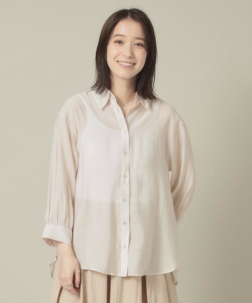 ITS'DEMO / イッツデモ シャツ・ブラウス | 【手洗い可】シアーシャツ | 詳細16