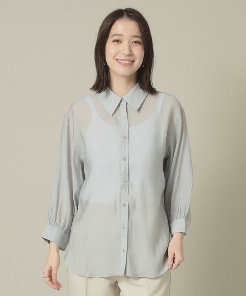 ITS'DEMO / イッツデモ シャツ・ブラウス | 【手洗い可】シアーシャツ | 詳細20