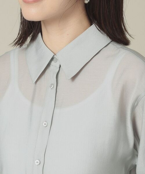 ITS'DEMO / イッツデモ シャツ・ブラウス | 【手洗い可】シアーシャツ | 詳細23