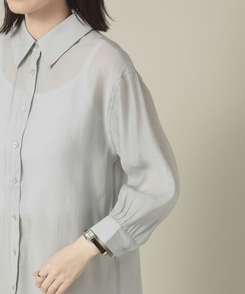 ITS'DEMO / イッツデモ シャツ・ブラウス | 【手洗い可】シアーシャツ | 詳細24