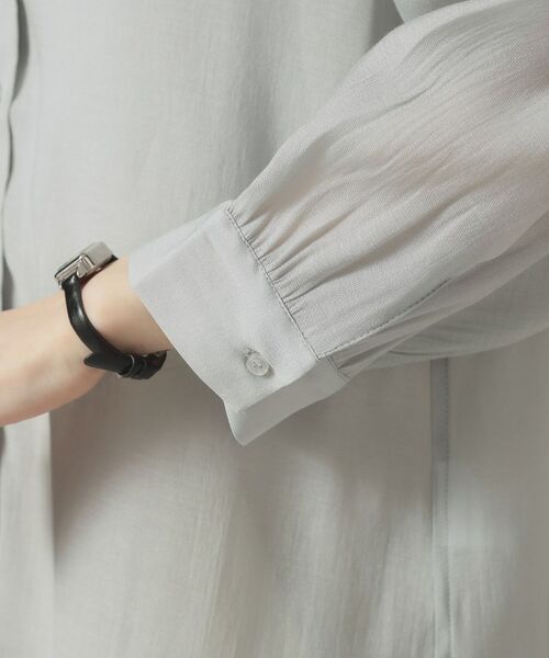 ITS'DEMO / イッツデモ シャツ・ブラウス | 【手洗い可】シアーシャツ | 詳細25