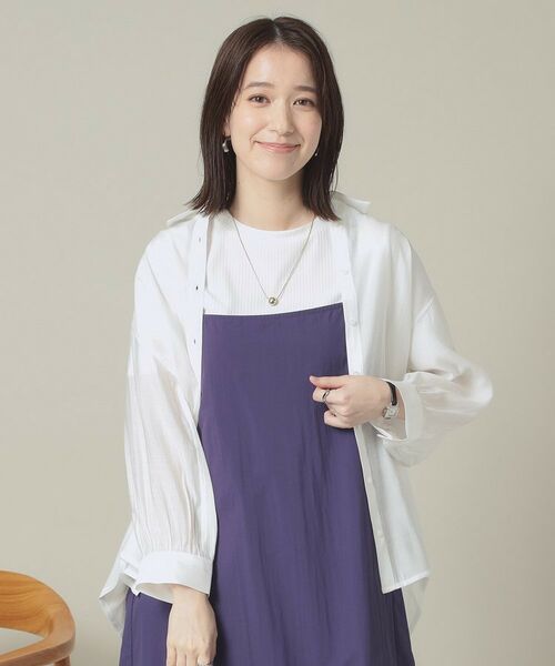 ITS'DEMO / イッツデモ シャツ・ブラウス | 【手洗い可】シアーシャツ | 詳細4
