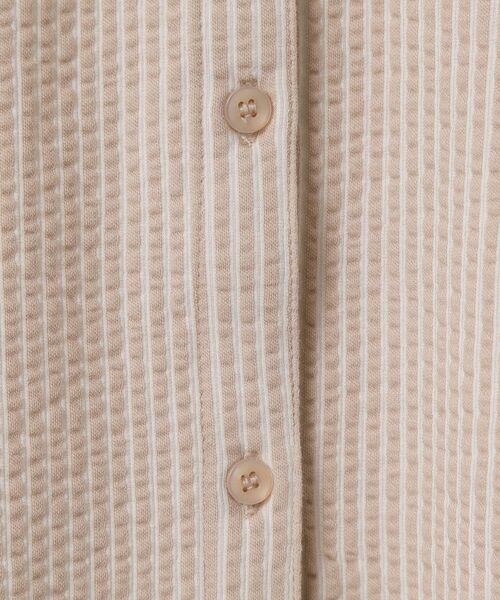 ITS'DEMO / イッツデモ シャツ・ブラウス | 【洗濯機OK／洗濯後しわになりにくい】カットサッカー袖タックプルオーバー | 詳細12