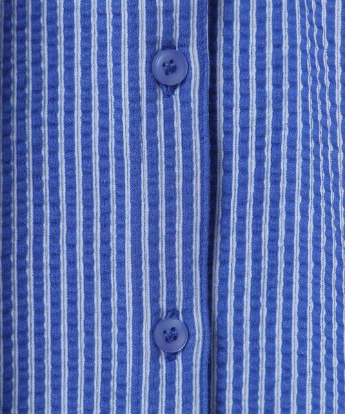 ITS'DEMO / イッツデモ シャツ・ブラウス | 【洗濯機OK／洗濯後しわになりにくい】カットサッカー袖タックプルオーバー | 詳細16