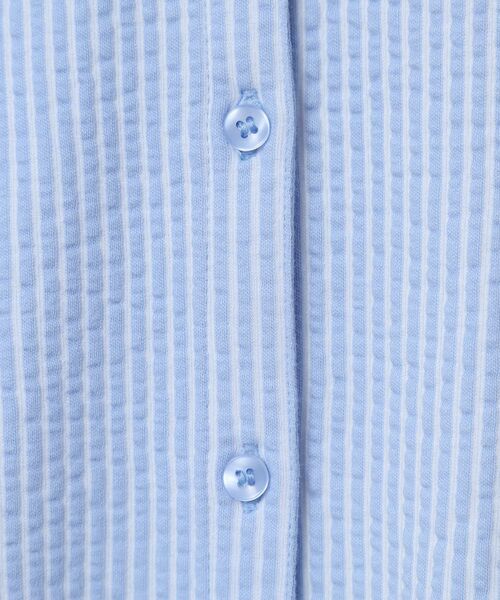 ITS'DEMO / イッツデモ シャツ・ブラウス | 【洗濯機OK／洗濯後しわになりにくい】カットサッカー袖タックプルオーバー | 詳細20