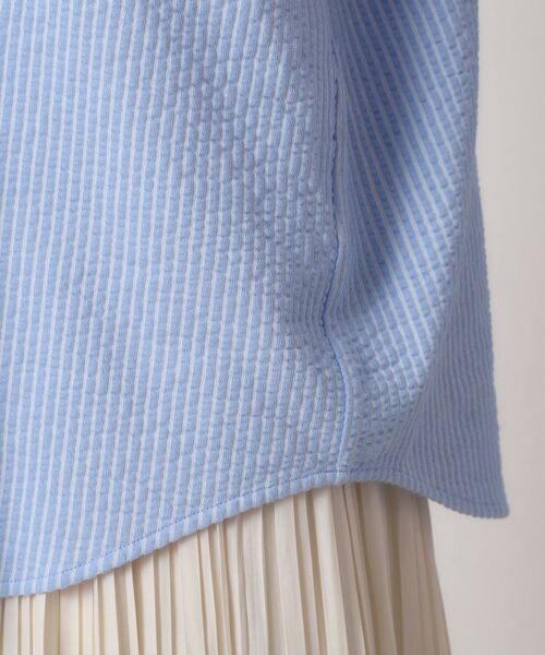 ITS'DEMO / イッツデモ シャツ・ブラウス | 【洗濯機OK／洗濯後しわになりにくい】カットサッカー袖タックプルオーバー | 詳細26