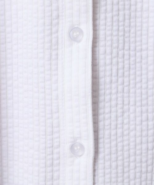 ITS'DEMO / イッツデモ シャツ・ブラウス | 【洗濯機OK／洗濯後しわになりにくい】カットサッカー袖タックプルオーバー | 詳細8