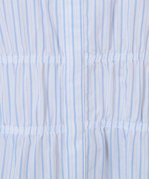 ITS'DEMO / イッツデモ シャツ・ブラウス | 【洗濯機OK】ギャザーストライプブラウス | 詳細4