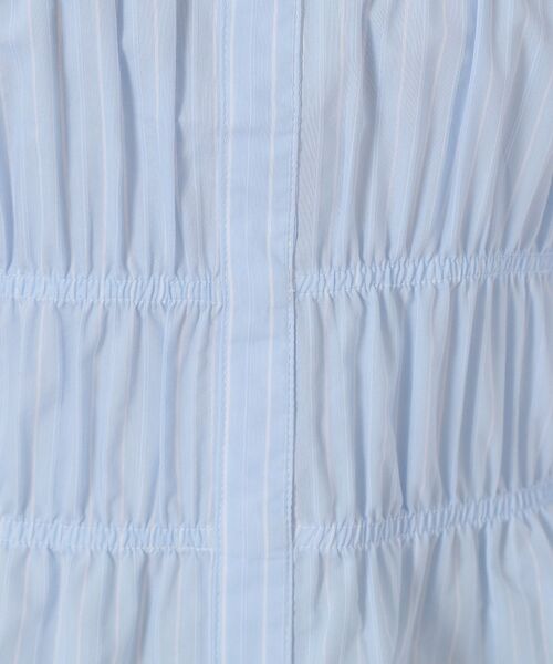 ITS'DEMO / イッツデモ シャツ・ブラウス | 【洗濯機OK】ギャザーストライプブラウス | 詳細8