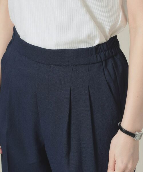 ITS'DEMO / イッツデモ ショート・ハーフ・半端丈パンツ | 【手洗い可】麻調メッシュパンツ | 詳細12