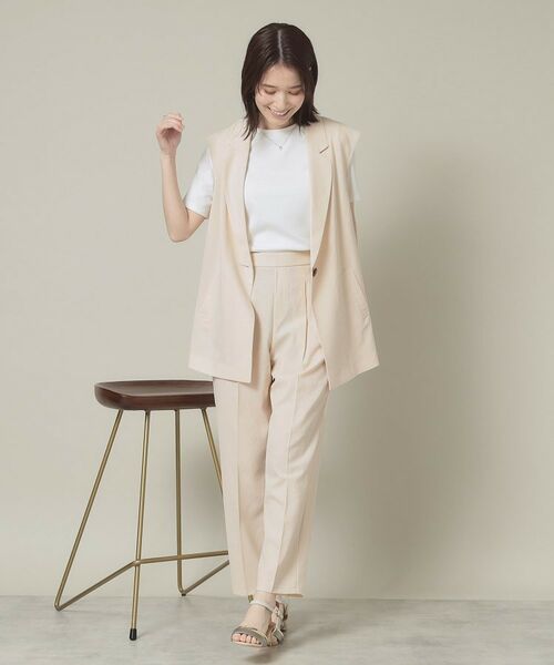 ITS'DEMO / イッツデモ ショート・ハーフ・半端丈パンツ | 【手洗い可】麻調メッシュパンツ | 詳細3