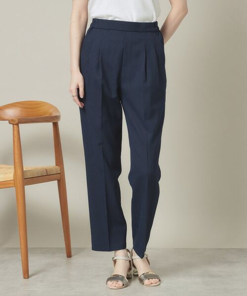 ITS'DEMO / イッツデモ ショート・ハーフ・半端丈パンツ | 【手洗い可】麻調メッシュパンツ | 詳細5