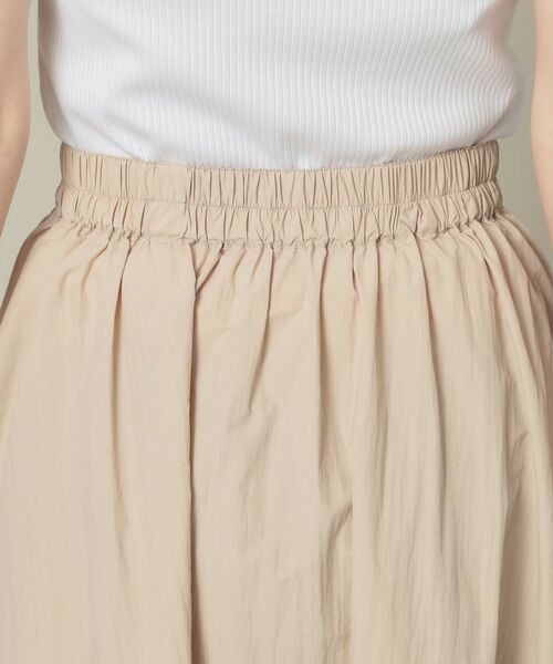 ITS'DEMO / イッツデモ ロング・マキシ丈スカート | 【撥水／洗濯機OK／ウエスト後ろゴム】タックスカート＜旅服シリーズ＞ | 詳細17