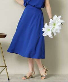 ITS'DEMO / イッツデモ スカート | 【UVケア／吸水速乾／洗濯機OK】麻調合繊スカート＜ラク服シリーズ＞