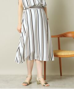 ITS'DEMO / イッツデモ スカート | 【UVケア／吸水速乾／洗濯機OK】麻調合繊スカート＜ラク服シリーズ＞