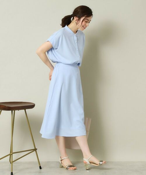 ITS'DEMO / イッツデモ スカート | 【UVケア／吸水速乾／洗濯機OK】麻調合繊スカート＜ラク服シリーズ＞ | 詳細10