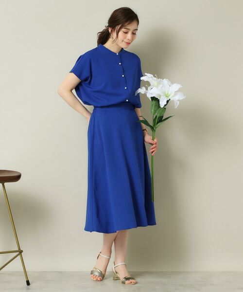 ITS'DEMO / イッツデモ スカート | 【UVケア／吸水速乾／洗濯機OK】麻調合繊スカート＜ラク服シリーズ＞ | 詳細13