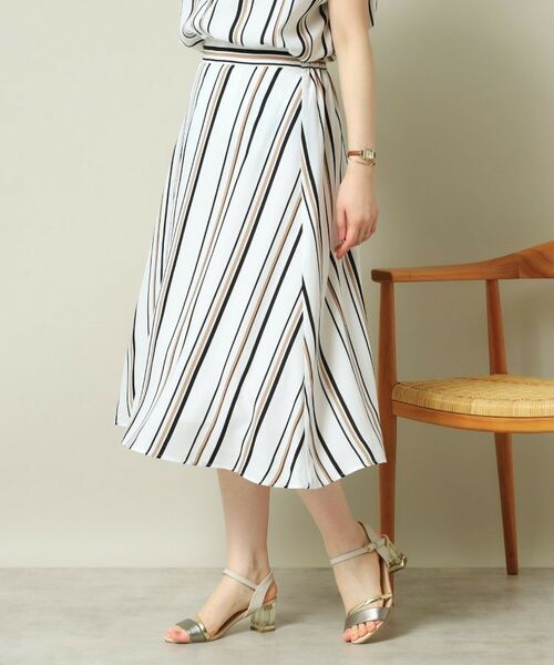 ITS'DEMO / イッツデモ スカート | 【UVケア／吸水速乾／洗濯機OK】麻調合繊スカート＜ラク服シリーズ＞ | 詳細16