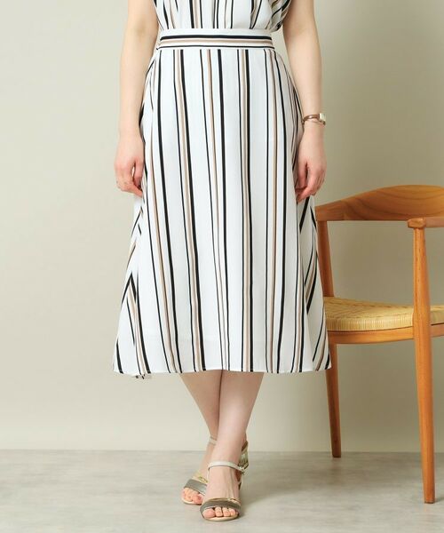 ITS'DEMO / イッツデモ スカート | 【UVケア／吸水速乾／洗濯機OK】麻調合繊スカート＜ラク服シリーズ＞ | 詳細24