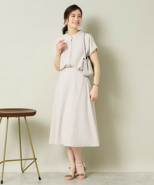 ITS'DEMO / イッツデモ スカート | 【UVケア／吸水速乾／洗濯機OK】麻調合繊スカート＜ラク服シリーズ＞ | 詳細5