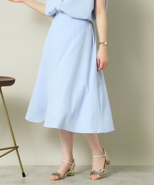 ITS'DEMO / イッツデモ スカート | 【UVケア／吸水速乾／洗濯機OK】麻調合繊スカート＜ラク服シリーズ＞ | 詳細8