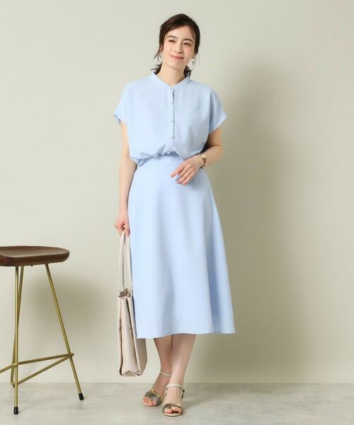 ITS'DEMO / イッツデモ スカート | 【UVケア／吸水速乾／洗濯機OK】麻調合繊スカート＜ラク服シリーズ＞ | 詳細9