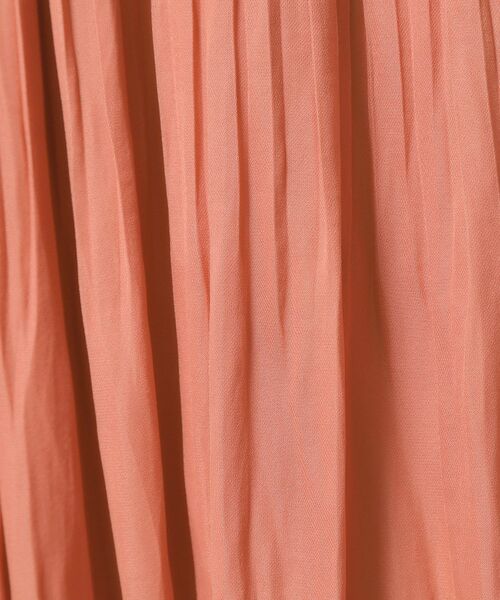 ITS'DEMO / イッツデモ ロング・マキシ丈スカート | 【手洗い可／ウエストゴム】サテンプリーツスカート | 詳細16