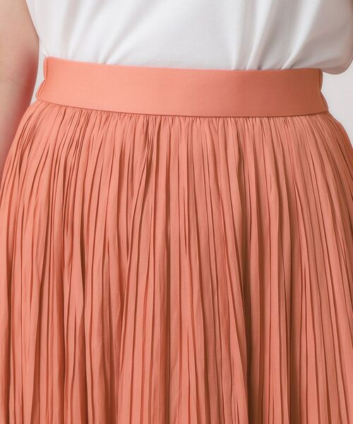 ITS'DEMO / イッツデモ ロング・マキシ丈スカート | 【手洗い可／ウエストゴム】サテンプリーツスカート | 詳細20