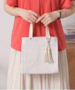 ITS'DEMO / イッツデモ トートバッグ | タッセル付きミニトート