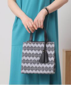 ITS'DEMO / イッツデモ トートバッグ | タッセル付きミニトート