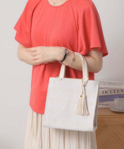 ITS'DEMO / イッツデモ トートバッグ | タッセル付きミニトート | 詳細1