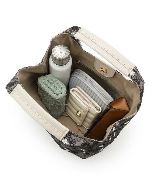 ITS'DEMO / イッツデモ トートバッグ | 花柄レースミニトート | 詳細17