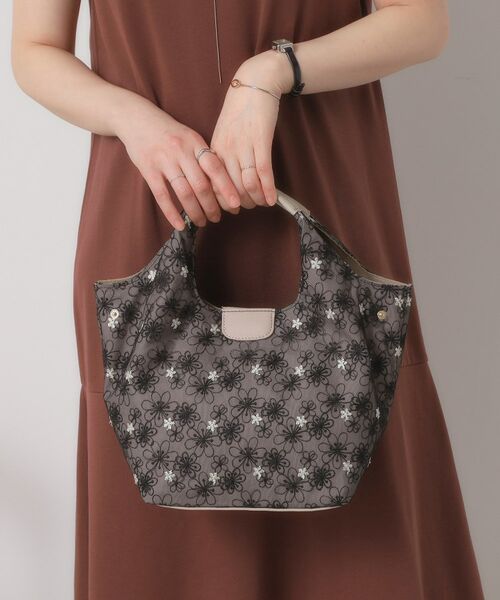 ITS'DEMO / イッツデモ トートバッグ | 花柄レースミニトート | 詳細5