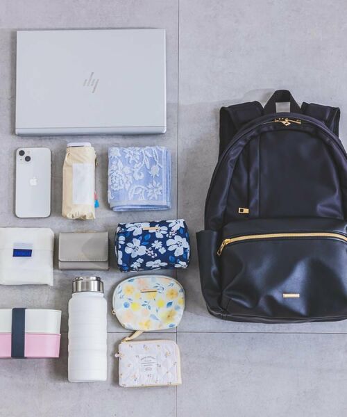 ITS'DEMO / イッツデモ リュック・バックパック | 【A4・PC対応/10ポケット】合皮コンビリュック | 詳細1