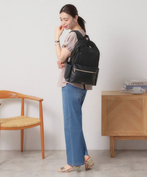 ITS'DEMO / イッツデモ リュック・バックパック | 【A4・PC対応/10ポケット】合皮コンビリュック | 詳細6