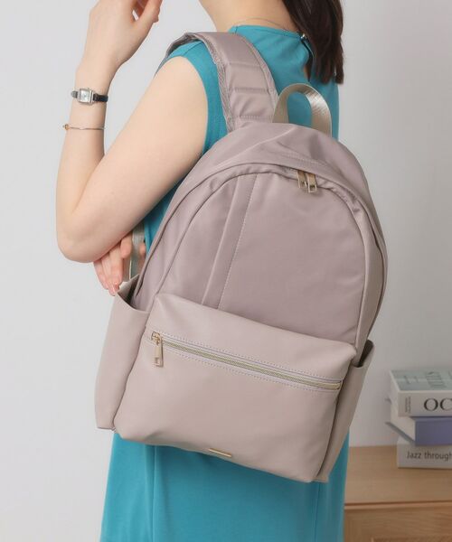 ITS'DEMO / イッツデモ リュック・バックパック | 【A4・PC対応/10ポケット】合皮コンビリュック(ピンク(071))