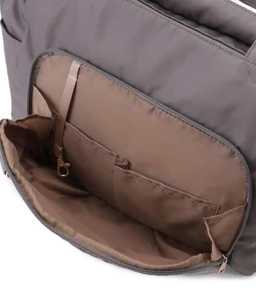 セール】 【旅行／キャリーオン可】ツイル14ポケット2WAYトート