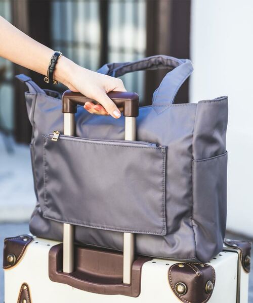ITS'DEMO / イッツデモ トートバッグ | 【旅行／キャリーオン可】ツイル14ポケット2WAYトート | 詳細3