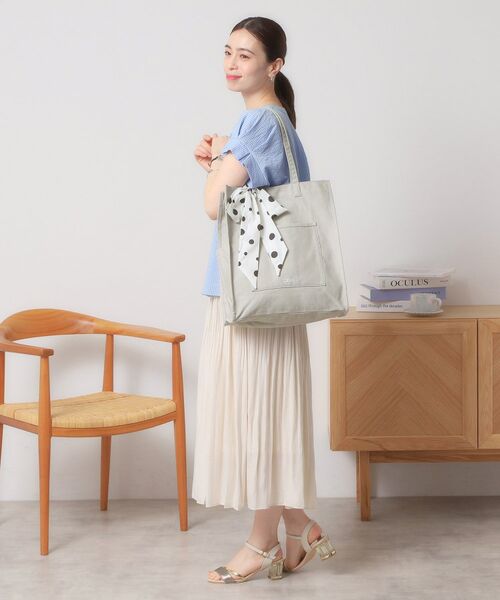 ITS'DEMO / イッツデモ トートバッグ | 【A4対応／推し活】リボン付きキャンバストート | 詳細4