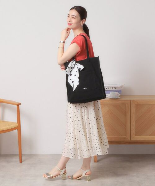 ITS'DEMO / イッツデモ トートバッグ | 【A4対応／推し活】リボン付きキャンバストート | 詳細6