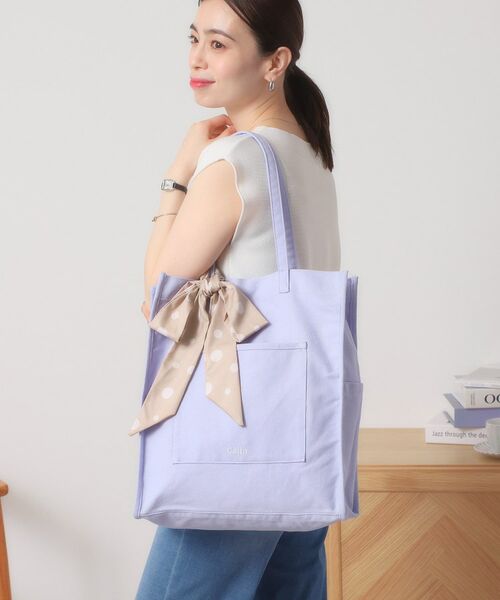 ITS'DEMO / イッツデモ トートバッグ | 【A4対応／推し活】リボン付きキャンバストート | 詳細8