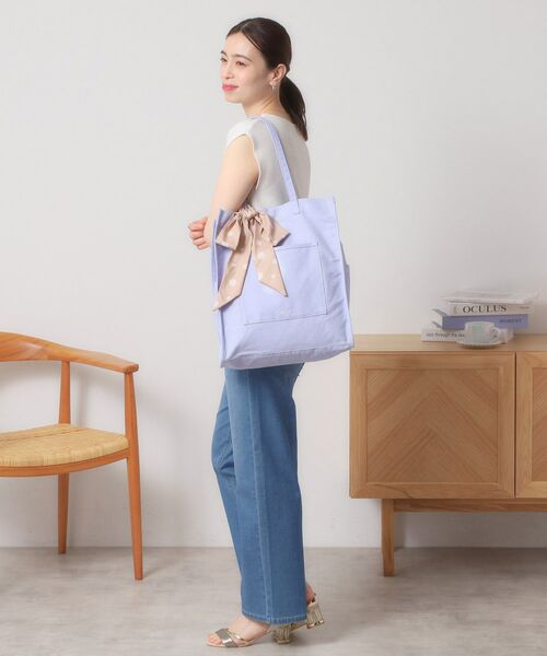 ITS'DEMO / イッツデモ トートバッグ | 【A4対応／推し活】リボン付きキャンバストート | 詳細9