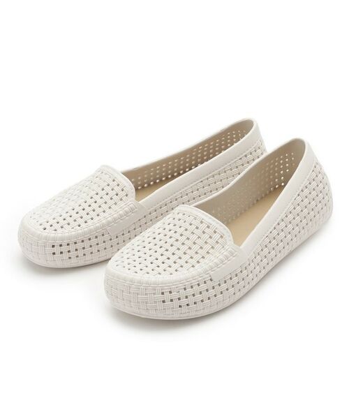 ITS'DEMO/イッツデモ メッシュモカシン(ラバーシューズ) ホワイト(001) 40(23.5cm) ITS'DEMO/イッツデモ メッシュモカシン(ラバーシューズ) ホワイト(001) 40(23.5cm)