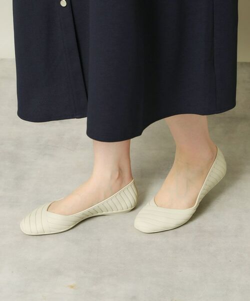 ITS'DEMO / イッツデモ フラットシューズ | 【レインシューズにも】スクエアシューズ(ラバーシューズ) | 詳細6