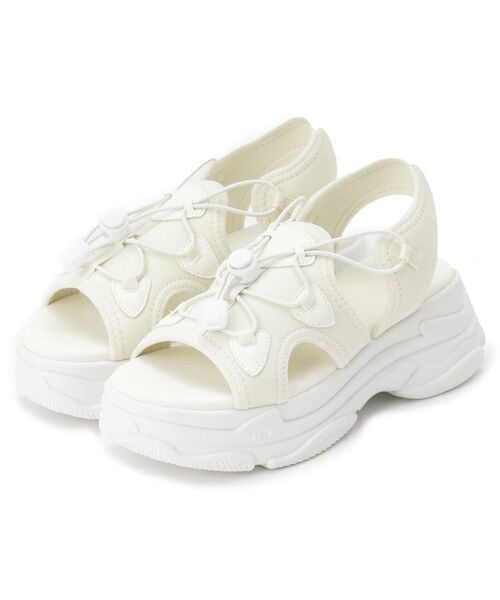 ITS'DEMO/イッツデモ 【M・L展開】厚底スポサン オフホワイト(003) 40(24.0cm-24.5cm)