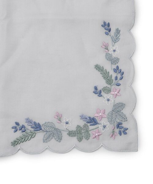 ITS'DEMO / イッツデモ バンダナ・スカーフ | 【手洗い可】パール調リング付コットンスカーフ | 詳細3