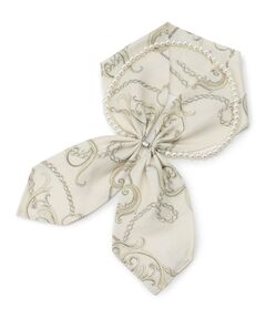 ITS'DEMO / イッツデモ バンダナ・スカーフ | 【簡単着脱／手洗い可】パール調付マグネットスカーフ