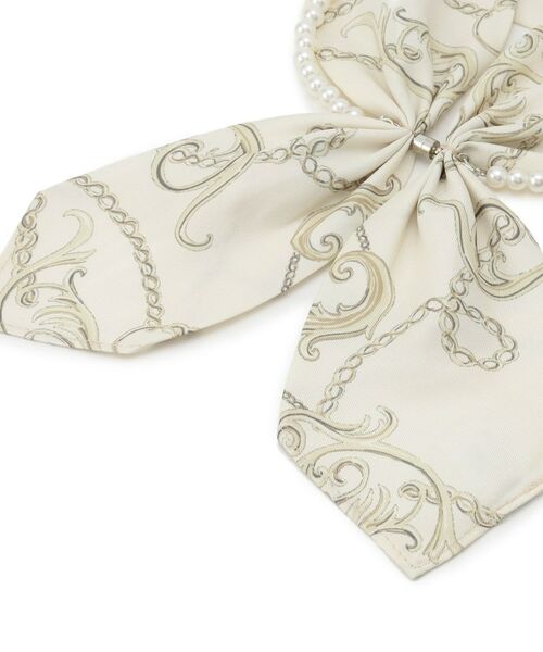 ITS'DEMO / イッツデモ バンダナ・スカーフ | 【簡単着脱／手洗い可】パール調付マグネットスカーフ | 詳細2