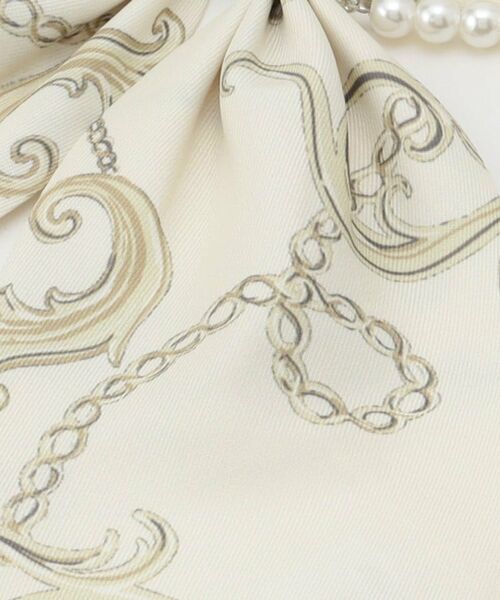 ITS'DEMO / イッツデモ バンダナ・スカーフ | 【簡単着脱／手洗い可】パール調付マグネットスカーフ | 詳細6