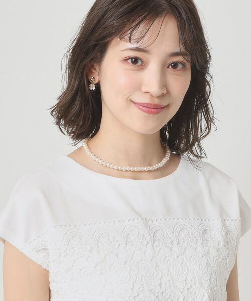 ITS'DEMO / イッツデモ バンダナ・スカーフ | 【簡単着脱／手洗い可】パール調付マグネットスカーフ | 詳細9